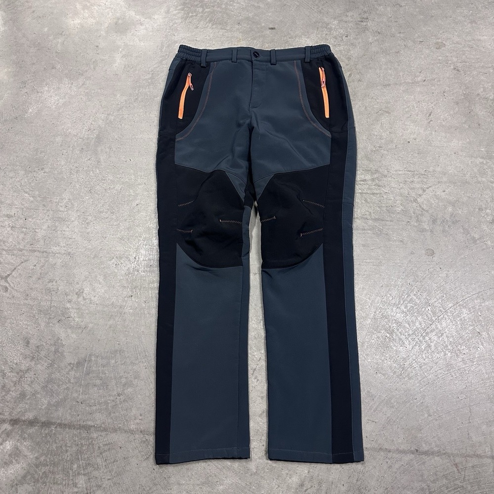 Edgeness Pants Mens 34x32 Bombshell Black Gray Water Resistant Stretch Outdoor